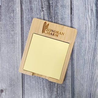 Customized Bamboo Sticky Note Holder - Great Teacher Gift Student Teacher Appreciation