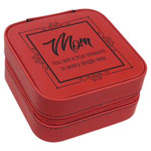 Personalized Jewelry Box for Home or Travel  | Custom Jewelry Box | Mother's Day Mother Mom Mum Mommy