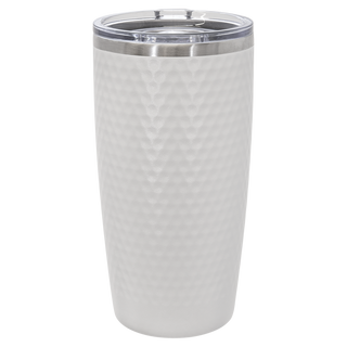 Golfer Dad Father's Day Gift | White Golf Tumbler with Dimples and Slider Lid | 20 oz | Personalize