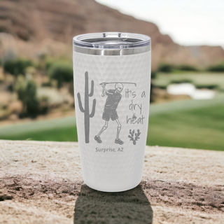  Personalized Male Golfer's Design - Engraved YETI