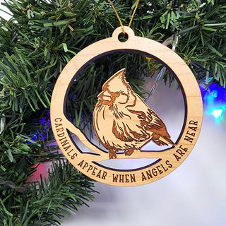 Cardinal Memory Loss Grieving Christmas Ornament | Gift Customized Custom Ornament Memorial Remembrance